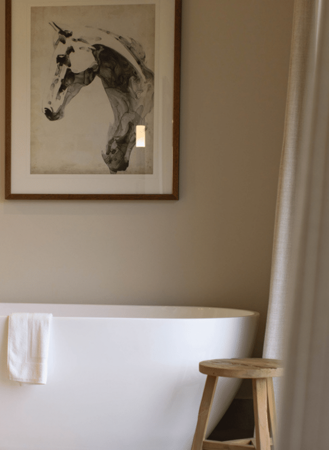 Bathroom with freestanding bath tub in Luxury Pavilion, Hazelwood Estate